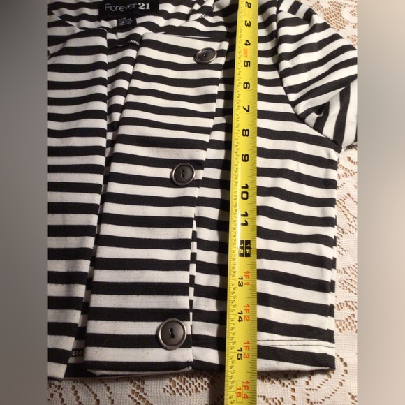 FOREVER 21 STRIPE JACKET - Picture 10 of 15